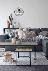 Rose Gold White And Grey Bedroom Living Room Grey Living Room Inspiration Living Room Designs