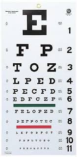 Graham Field Snellen Eye Test Chart 1240 8 95 Picclick