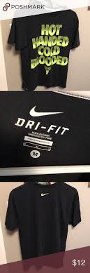 Black And Lime Green Nike Shirt Nike Dri Fit Black T Shirt Size M New Condition Black Tshirt Nike Dri Fit Shirt Size