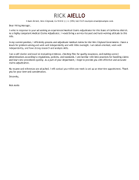 Maybe you would like to learn more about one of these? Experienced Medical Claims Adjudicator Cover Letter Examples Livecareer