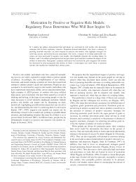 If you don't trust cloud services, you can also export your journal as a pdf and manually archive it yourself. Pdf Motivation By Positive Or Negative Role Models Regulatory Focus Determines Who Will Best Inspire Us