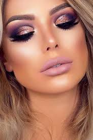49 Stunning Smokey Eye Makeup Ideas For Trending This Summer Gold Makeup Looks Purple Makeup Gold Makeup