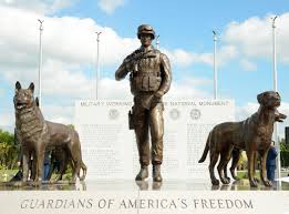 Us Military Working Dog Memorial At Lackland Afb San Antonio Tx I Want To See It Someday What A Beautifu Military Working Dogs Military Dogs Working Dogs