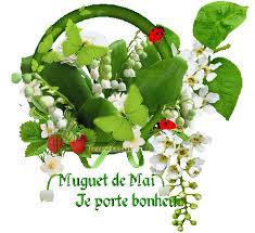 Image muguet 1er mai, photo muguet, muguet de mai, bouquet de muguet, brin de muguet, muguet porte bonheur, fete du 1er mai, un amour de coccinelle,. Gif Muguet De Mai Je Porte Bonheur Avec Bouquet De Fleurs Papillons Et Coccinelles Animes Les Gifs Animes De Dentelledelune