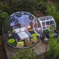 Imagine Stargazing From These Inflatable Bubble Tents Bubble Tent Outdoor Getaways Bubble House