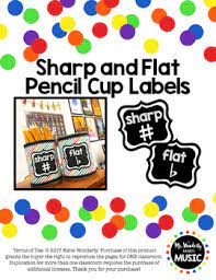 There are different reasons why labels are critical: Sharps And Flats Labels Worksheets Teaching Resources Tpt