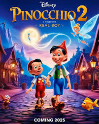 Pinocchio 2 Coming in 2025! Great news for Disney fans! 🎉 Pinocchio 2 is  expected to release in 2025, continuing the magical story of the wooden boy  who dreamed of becoming real.