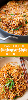 Cantonese Style Pan Fried Noodles Recipe Little Spice Jar Recipe Asian Recipes Fried Noodles Recipe Recipes