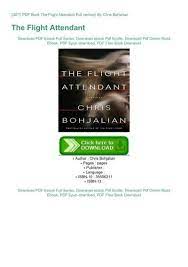 * we added 5 tough behavioral questions to the 2020 edition of the book. Get Pdf Book The Flight Attendant Full Version By Chris Bohjalian