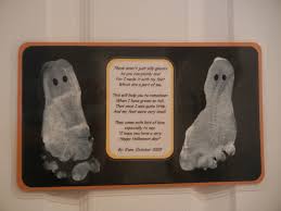 A Cute Halloween Poem With Ghost Footprints Halloween Preschool Halloween Poems For Kids Halloween Poems