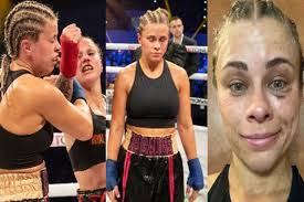 Paige vanzant's husband austin vanderford covered in blood after gruesome win. Bkfc Paige Vanzant S Debut Ends In Terrible Defeat Netral News