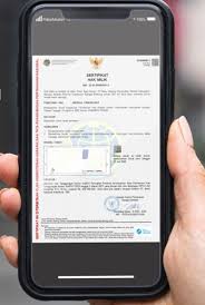 Unduh file doc nya di sini. Sertifikat Tanah Sudah Elektronik Ini Penampakannya
