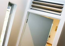 Breezway Louvre Windows Above Bedroom Doors Provide Ventilation And Privacy Louvre Windows Windows Windows And Doors