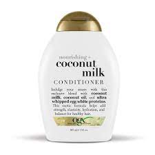 Massage the thick milk into your scalp, roots, and ends. Buy Ogx Nourishing Coconut Milk Moisturizing Conditioner For Strong Healthy Hair With Coconut Milk Coconut Oil Egg White Protein Paraben Free Sulfate Free Surfactants 13 Fl Oz Online In Turkey 10448910