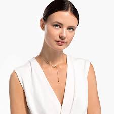 Scegli la consegna gratis per riparmiare di più. Swarovski Collier En Y Infinity Blanc Metal Dore Rose Amazon Fr Bijoux