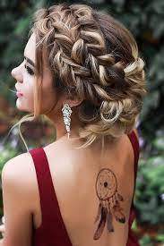 42 Gorgeous Wedding Hairstyles Up Do Wedding Hairstyles With Braids Vintag Medium Hair Styles Prom Hairstyles For Long Hair Wedding Hairstyles For Long Hair
