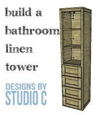 Look through built in linen closet pictures in different colors and styles and. Diy Furniture Plans To Build A Bathroom Linen Tower Several Months Ago I Was Contacted By Bathroom Linen Tower Building Furniture Plans Bathroom Cabinets Diy