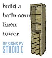 Look through built in linen closet pictures in different colors and styles and. Diy Furniture Plans To Build A Bathroom Linen Tower Several Months Ago I Was Contacted By Bathroom Linen Tower Building Furniture Plans Bathroom Cabinets Diy