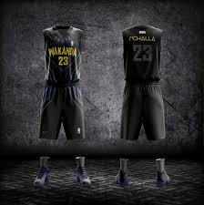 Basketball Jersey Design Black And Gold Basketballuniform Basketballkit Jersey Blackpanther Marvel Basketball Uniform Custom Basketball Uniforms Basketball Uniforms Design Basketball Uniforms