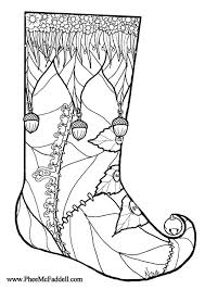 You can easily make this image colorful and. Coloring Page Christmas Stocking Free Printable Coloring Pages Img 8993
