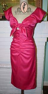 Marilyn Monroe Niagara Wiggle Dress Hot Pink Or Red Tie Front Choose Your Size Marilyn Monroe Outfits Dresses Marilyn Monroe Dress