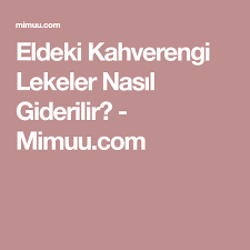 Eldeki Kahverengi Lekeler Nasil Giderilir Goruntuler Ile Kahverengi Yag Yakan Gidalar Maskeler