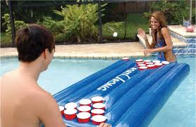 Port O Pong Inflatable Beer Pong Table Pool Beer Pong Beer Pong Tables Pool Floats