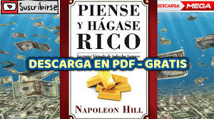 We are a sharing community. Piense Y Hagase Rico De Napoleon Hill Libro Para Emprender Pdf Youtube