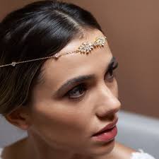 Vous cherchew des parures de bijoux mariage & soirée à prix bas? Headband Mariee Souley Headband Dore Mariage Bijoux De Tete Dore