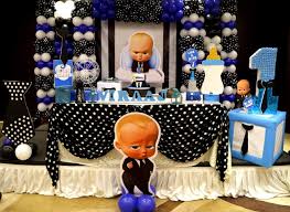 Black Boss Baby Party Decorations Boss Baby Party Decor Baby Party Themes Baby Boy Birthday Cake Boy Party Decorations