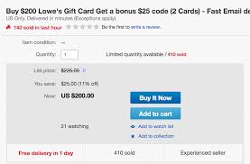 Check spelling or type a new query. Lowe S Gift Card 225 In Credit For 200 W Free Email Delivery 9to5toys