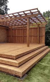 Pt Pressure Treated Deck Builder Wooden Decks Mississauga In 2020 Wooden Decks Timber Deck Covered Patio Plans
