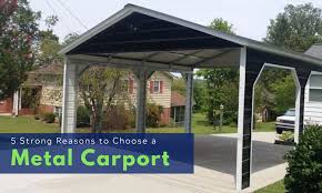 The metal carports and metal garages can be made taller to help protect an rv motor home. 5 Reasons To Choose A Metal Carport