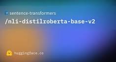 sentence-transformers/nli-distilroberta-base-v2 · Hugging Face