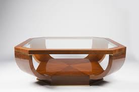 Retro vintage 70s solid timber glass top coffe table. A Modernist Style Glass Top Coffee Table Iliad