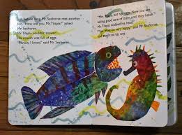 There are seahorse cartoons as well as a page dedicated to the fictional mister seahorse character created by eric carle. Board Book Review Mister Seahorse Colorful Book Reviews