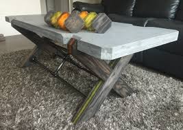 Concrete tables will transform your home and add a high end look to any room. Diy Concrete Coffee Table Album On Imgur