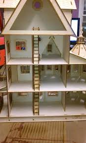 1 24 Scale Wood Gothic Victorian Dollhouse Kit Ashley Series Doll House Victorian Dollhouse Dollhouse Kits