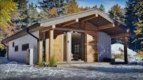 Shipping Container House - Winter Mornings