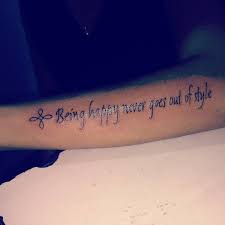 Tomorrow is not promised, to young or old alike, and today may be the last chance you get. 157 Tattoo Quotes Ideas With Pictures For 2019 My Tattoo Meanings