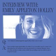 We caught up with Emily Appleton Holley (@emily_appleton), Head of  Publishing and Composition at Erased Tapes, about what sync means to her as  it relates to artist and songwriter opportunity. E: Sync