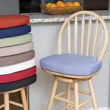 deauville 17 x 17 25 windsor bar stool seat cushion www hayneedle com bar stool cushions kitchen chair cushions dining chair pads