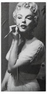 Marilyn Monroe 'Beauty Mark' Bath Towel by The Marilyn Archive