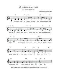 O Christmas Tree Lyrics O Christmas Tree O Tannenbaum Free Christmas Lead Sheet With Melody Chords And Lyrics