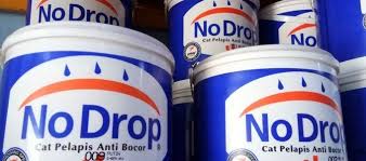 No drop adalah cat pelapis anti bocor yang memiliki sifat elastis, tahan air, dan tahan cuaca. Daftar Harga Cat No Drop Pelapis Anti Bocor Terbaru Berbagai Tipe