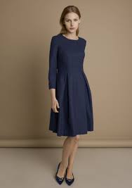 Lena Navy Blue Work Dress Dresses For Work Dresses