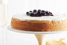 Lemon Tendercake With Blueberry Compote Recipe Compote Recipe Cake Recipes Blueberry Compote Recipe
