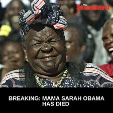Mama sarah obama arrive at former president barack obam's event. Echdb5arr Zywm