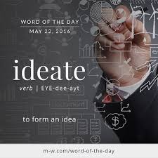 Ideate The Root Origin Of This Word Is Latin It Comes From The Latin Word Idea Ideate Weird Words Unusual Words