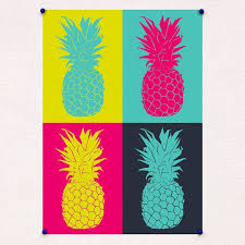 Pineapple Pop Art Imprimer En A3 Ananas Estampe Ananas Pineapple Decor Affiche Ananas Estampes S Colorful Art Prints Pop Art For Kids Pop Art Print